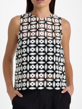 Express Crochet Sleeveless Tank Top